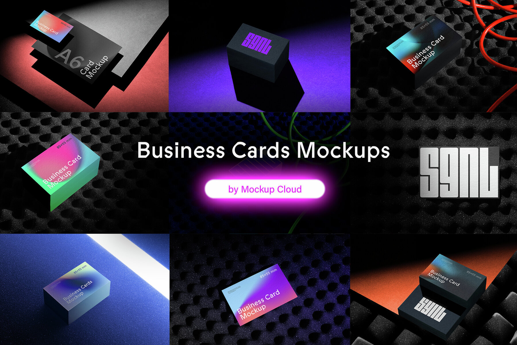 Business Cards Mockups   SGNL Series 1