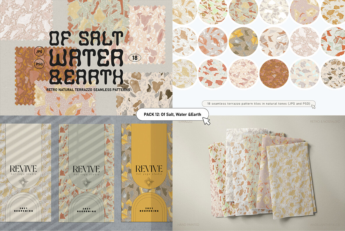 Retro Pattern Library Bundle 14