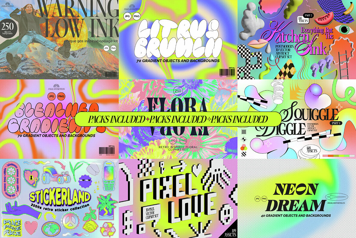 Retro Maximalism Library Bundle 3
