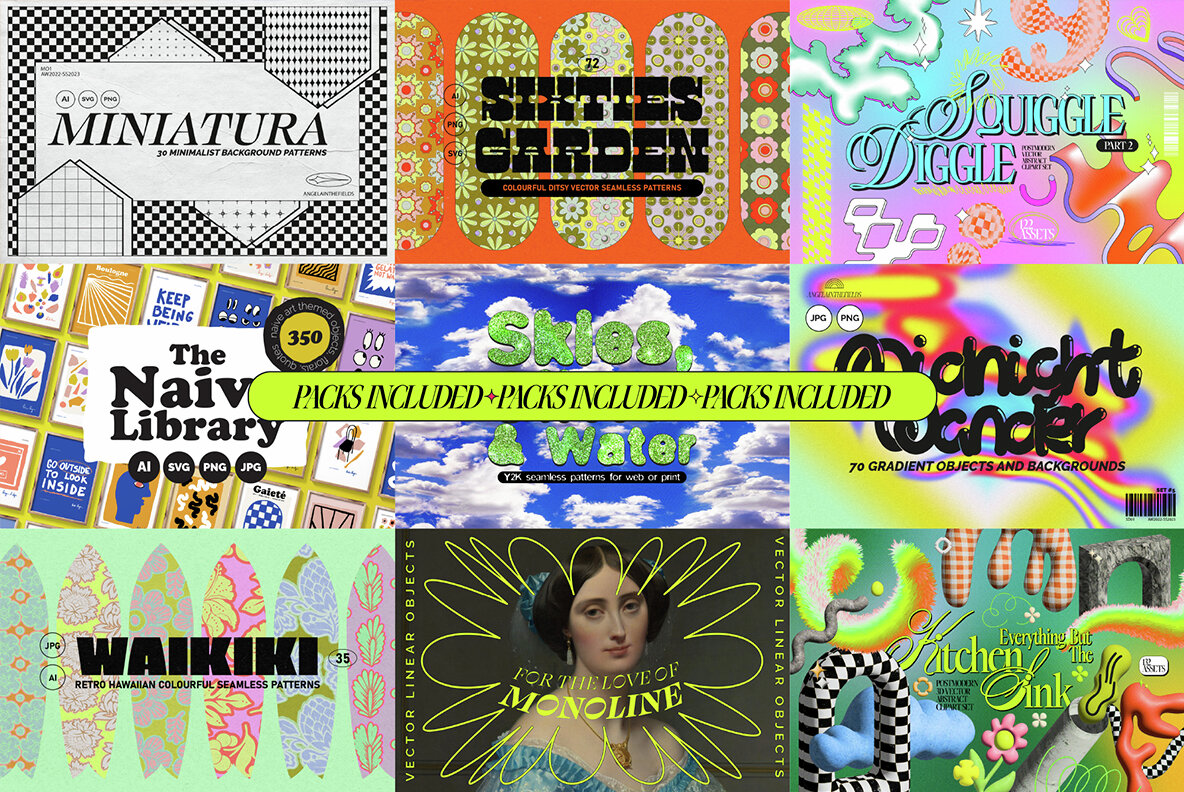 Retro Maximalism Library Bundle 4