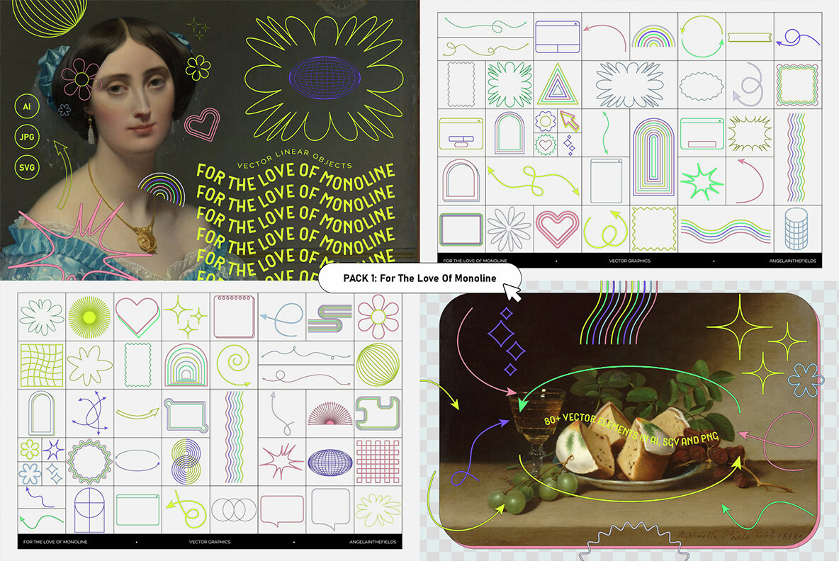 Retro Maximalism Library Bundle 8