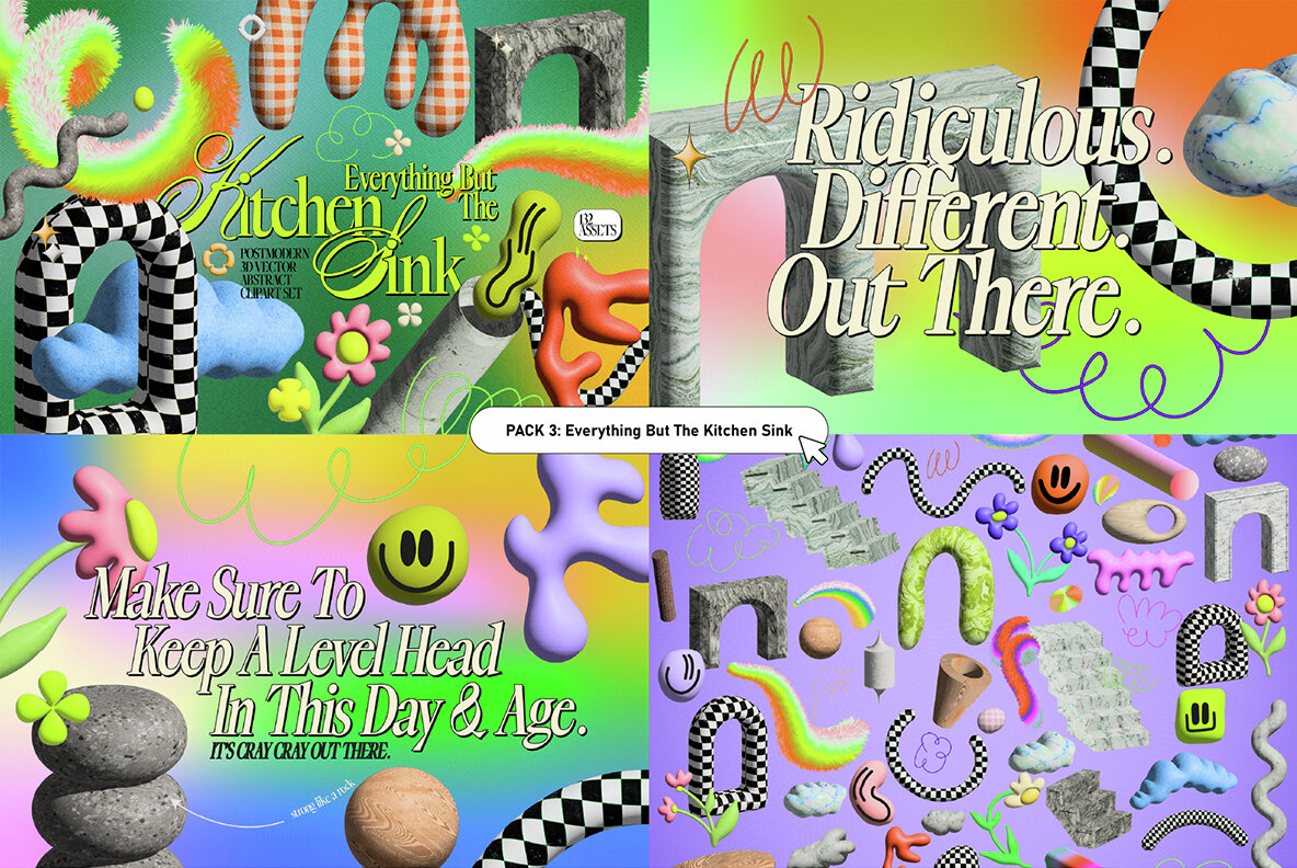 Retro Maximalism Library Bundle 10