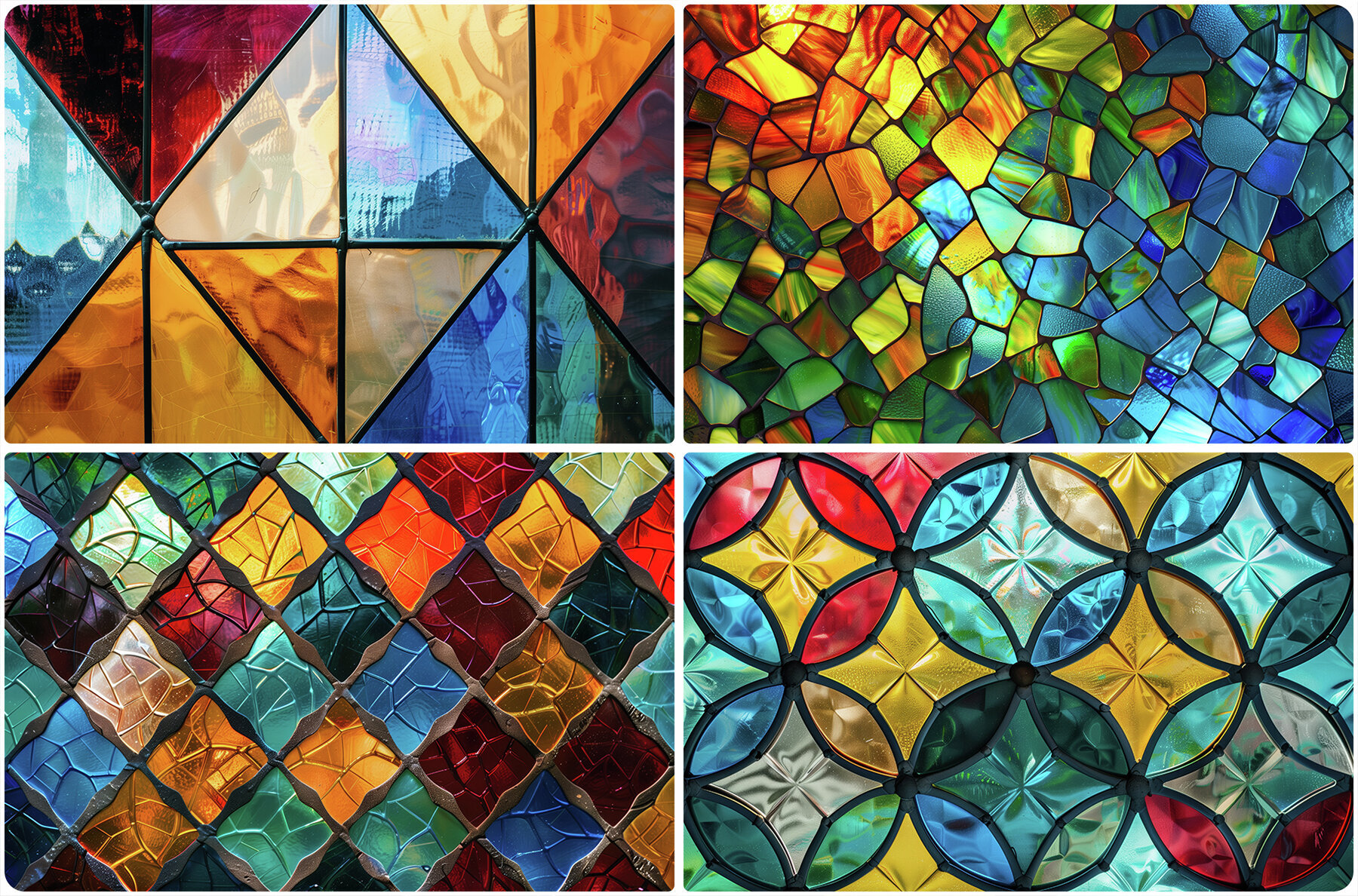 20 Stained Glass Texture Backgrounds 3