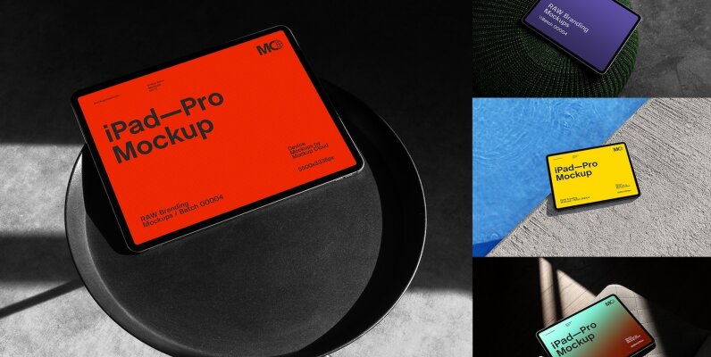 iPad Pro Mockups   RAW Series