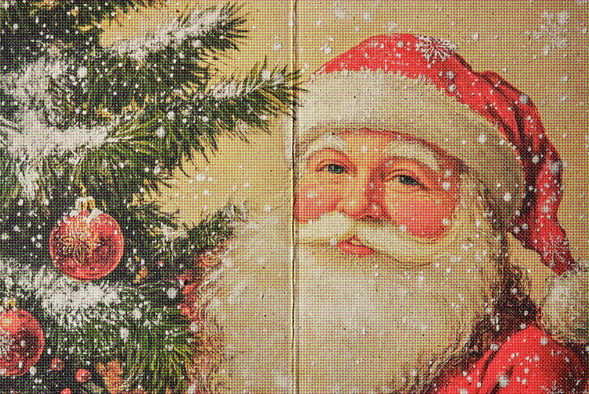 Vintage Halftone Postcard Effect 5