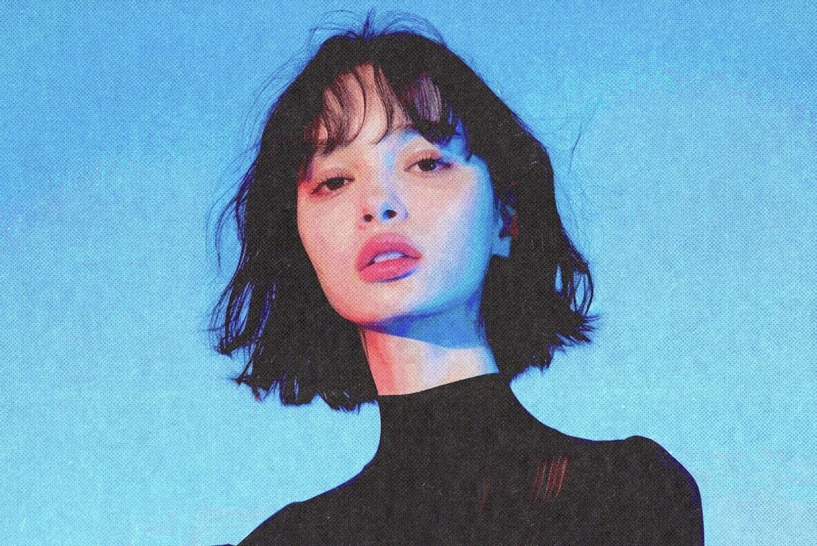 Subtle Halftone Photo Effect 2