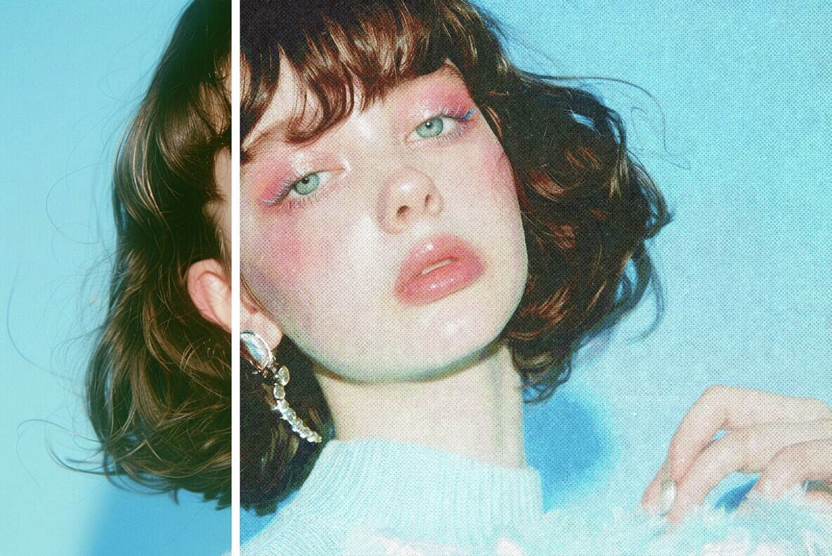 Subtle Halftone Photo Effect 3