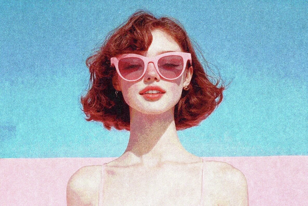 Subtle Halftone Photo Effect 4