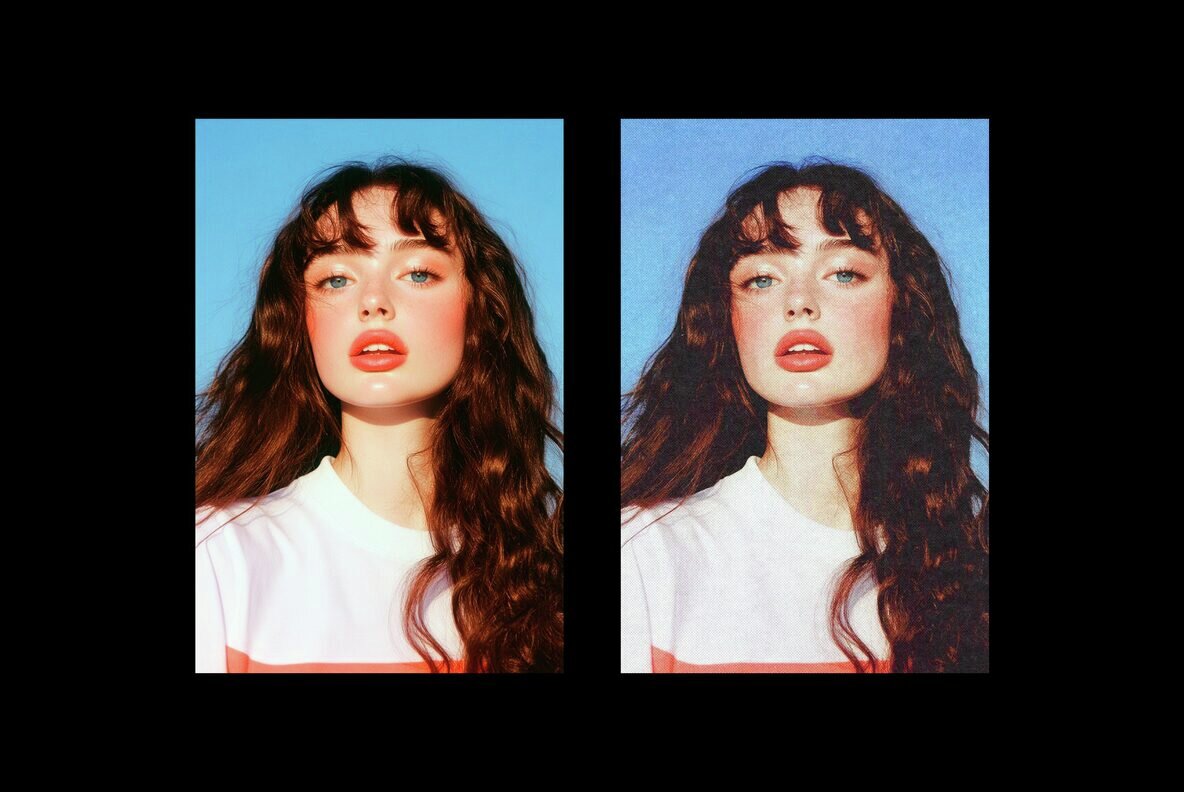 Subtle Halftone Photo Effect 6