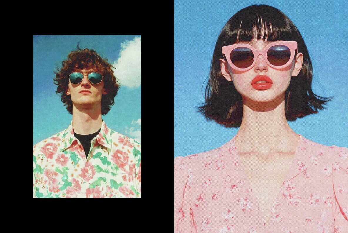 Subtle Halftone Photo Effect 7