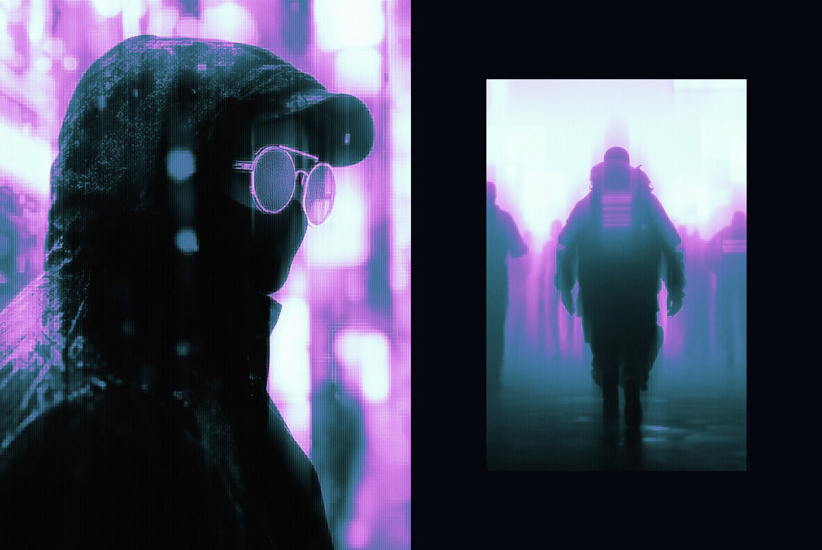 Cyberpunk Motion Photo Effect 2