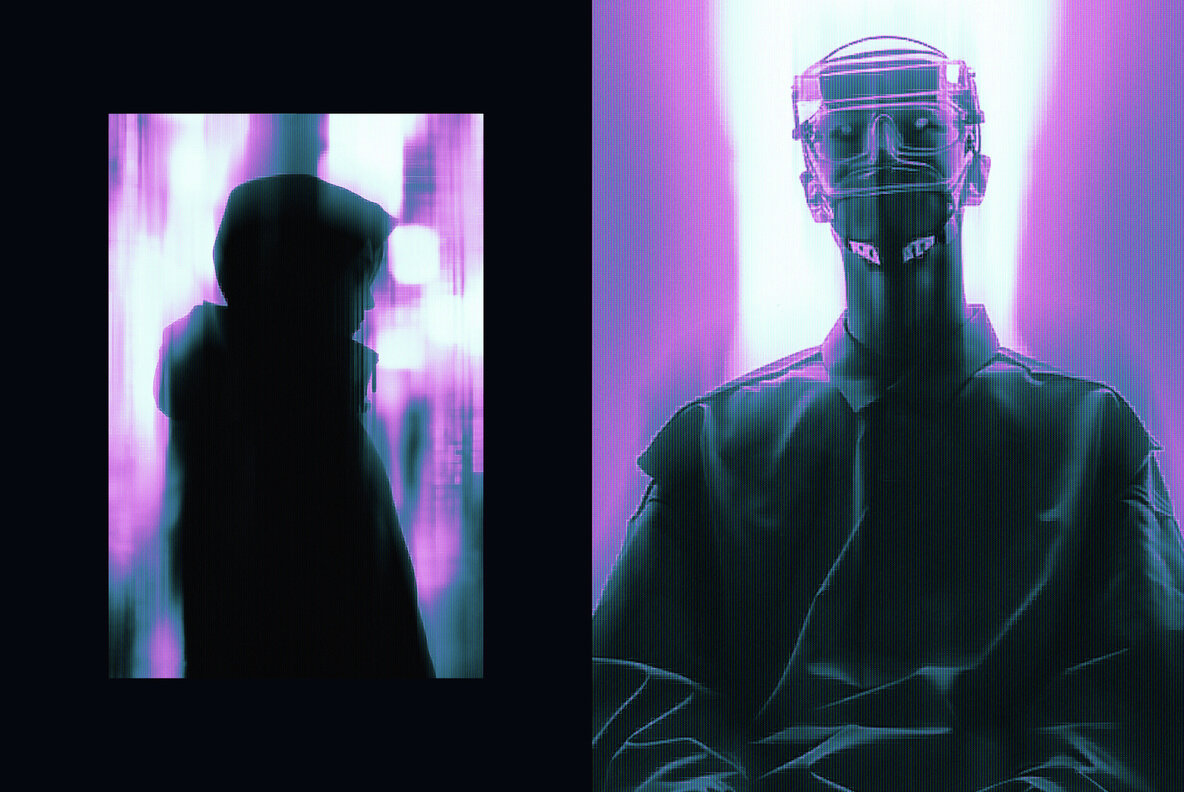Cyberpunk Motion Photo Effect 4