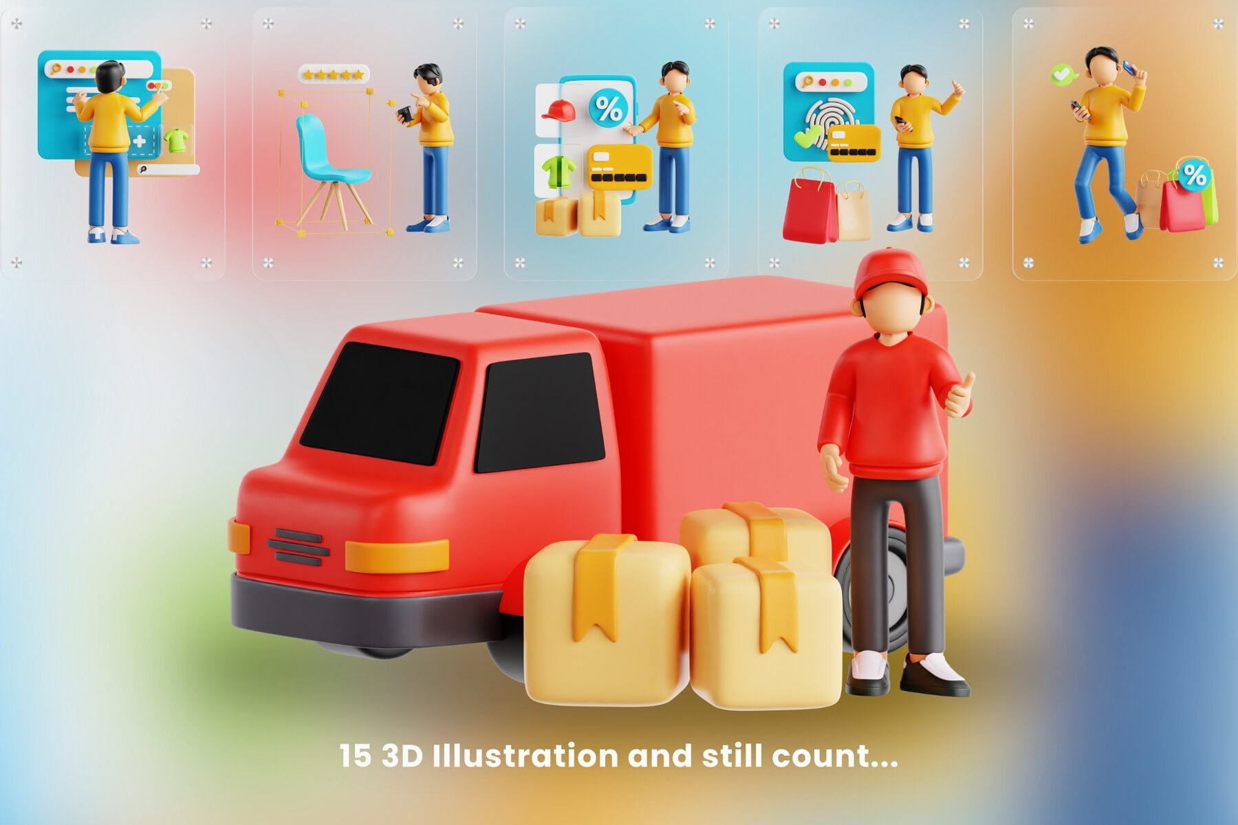 E Commerce 3d Illustration 4