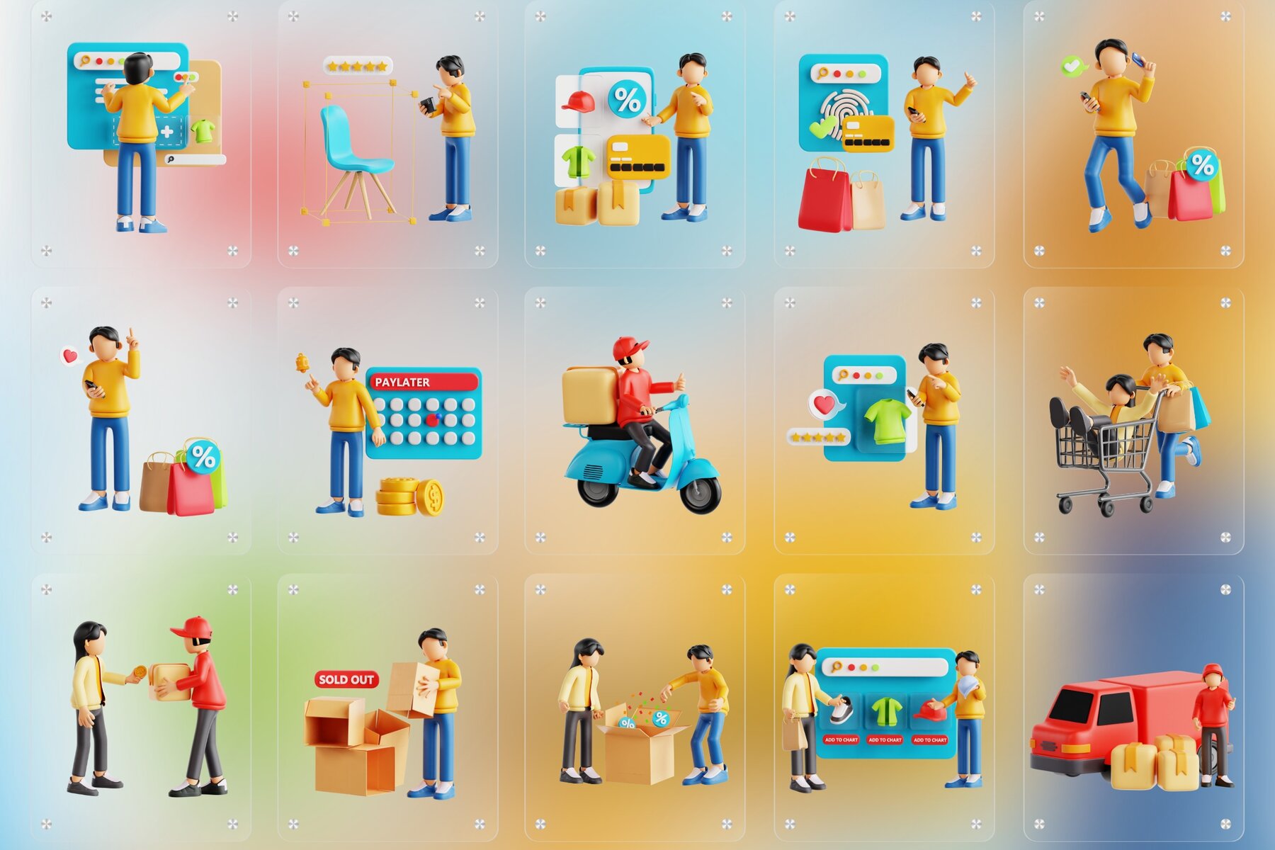 E Commerce 3d Illustration 6