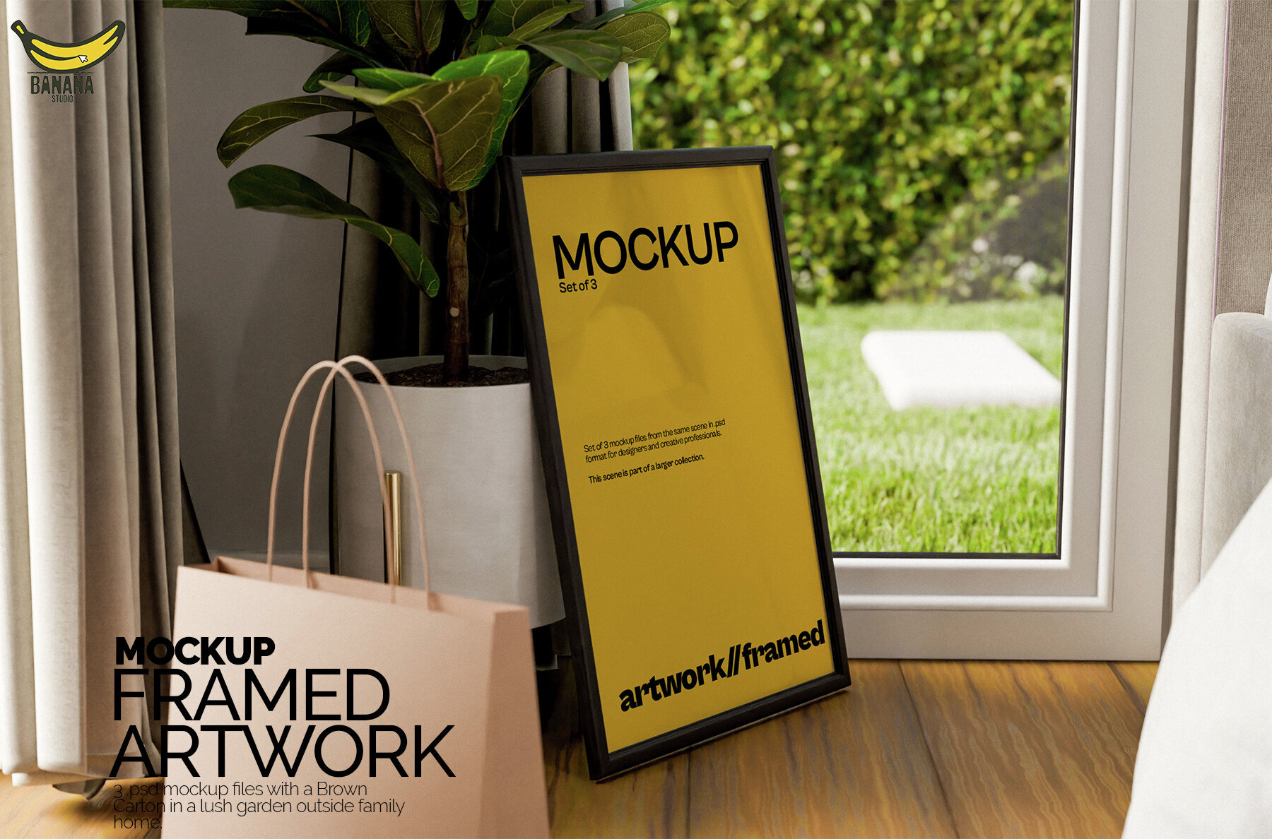 Framed Artwork on The Floor 1