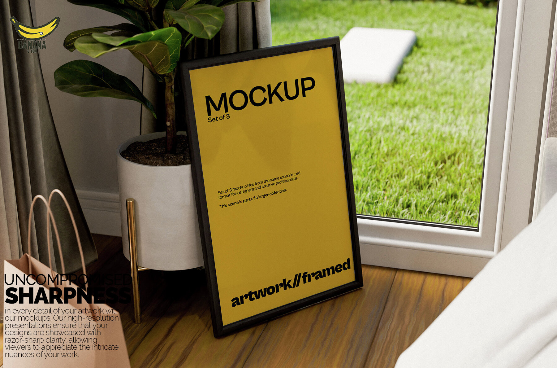 Framed Artwork on The Floor 3