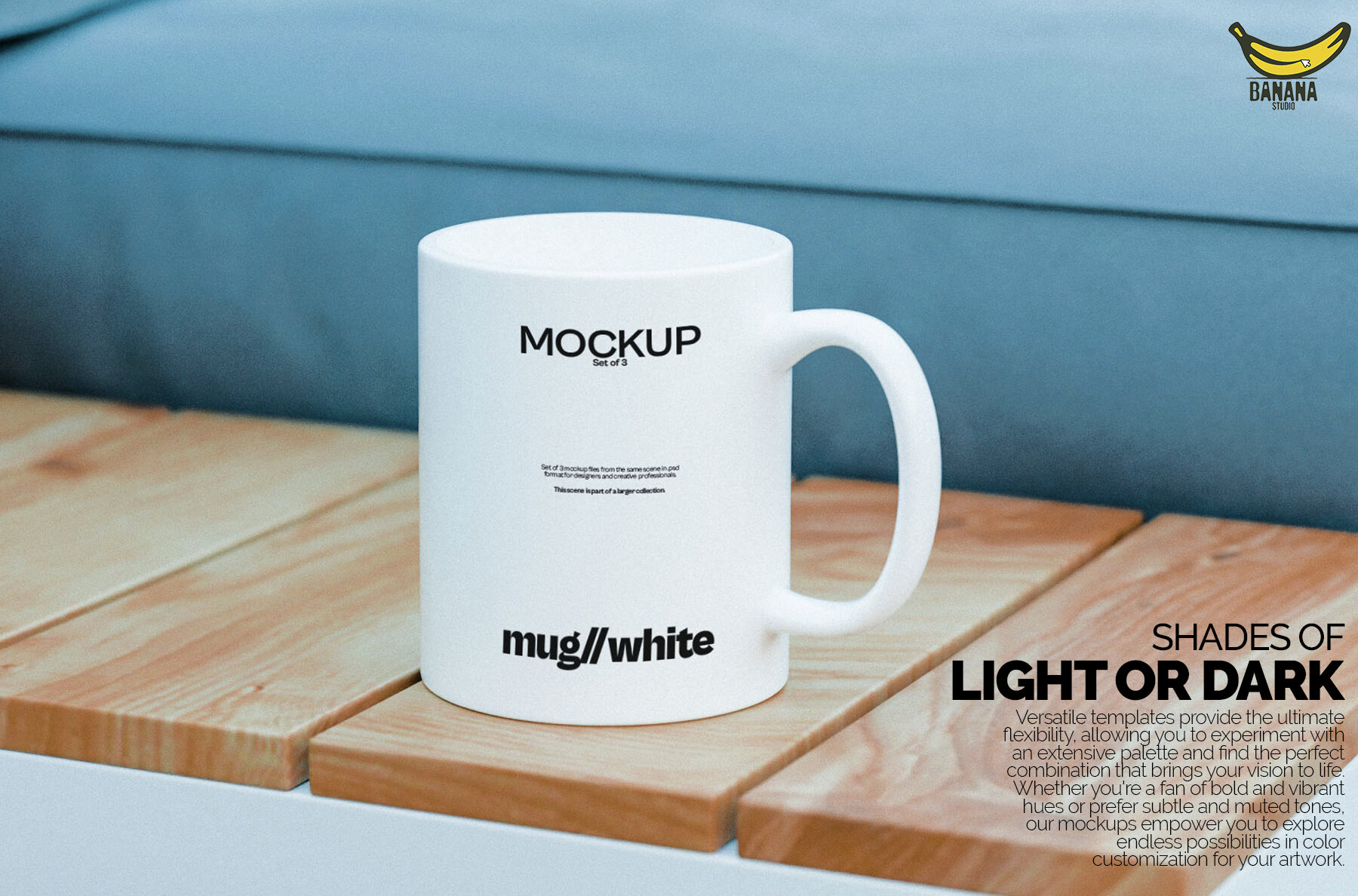 11oz Sublimation White Coffee Mug Mockup Bundle 4
