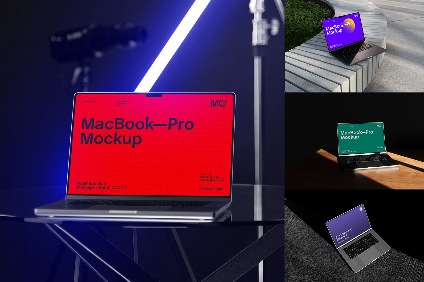 MacBook Pro Mockups   RAW Series 1