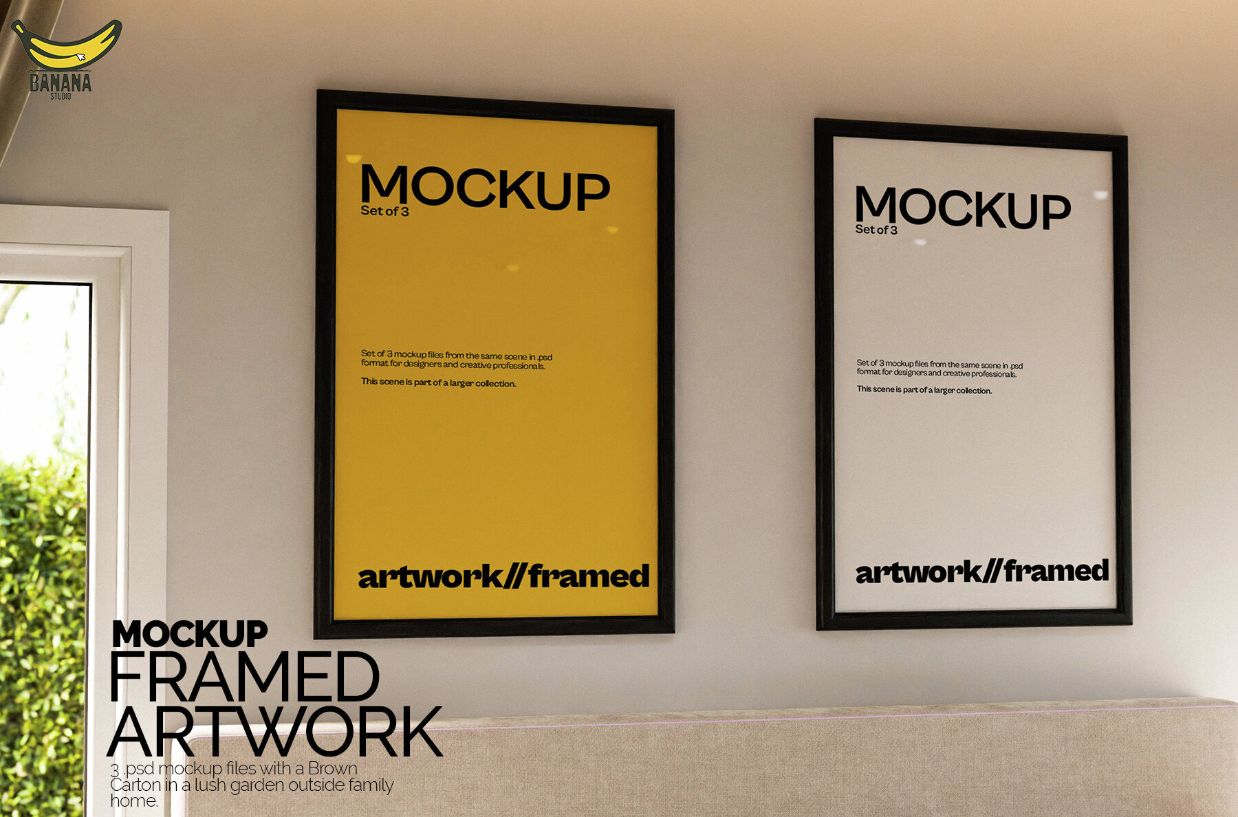 Double or Pair Framed Artwork 1