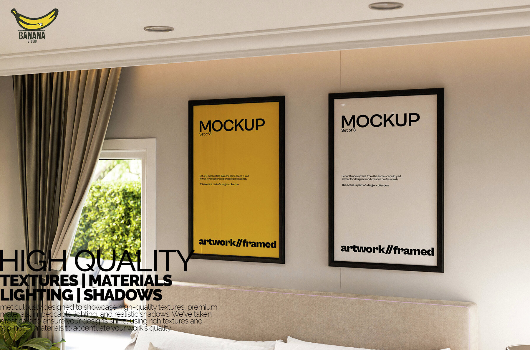 Double or Pair Framed Artwork 2