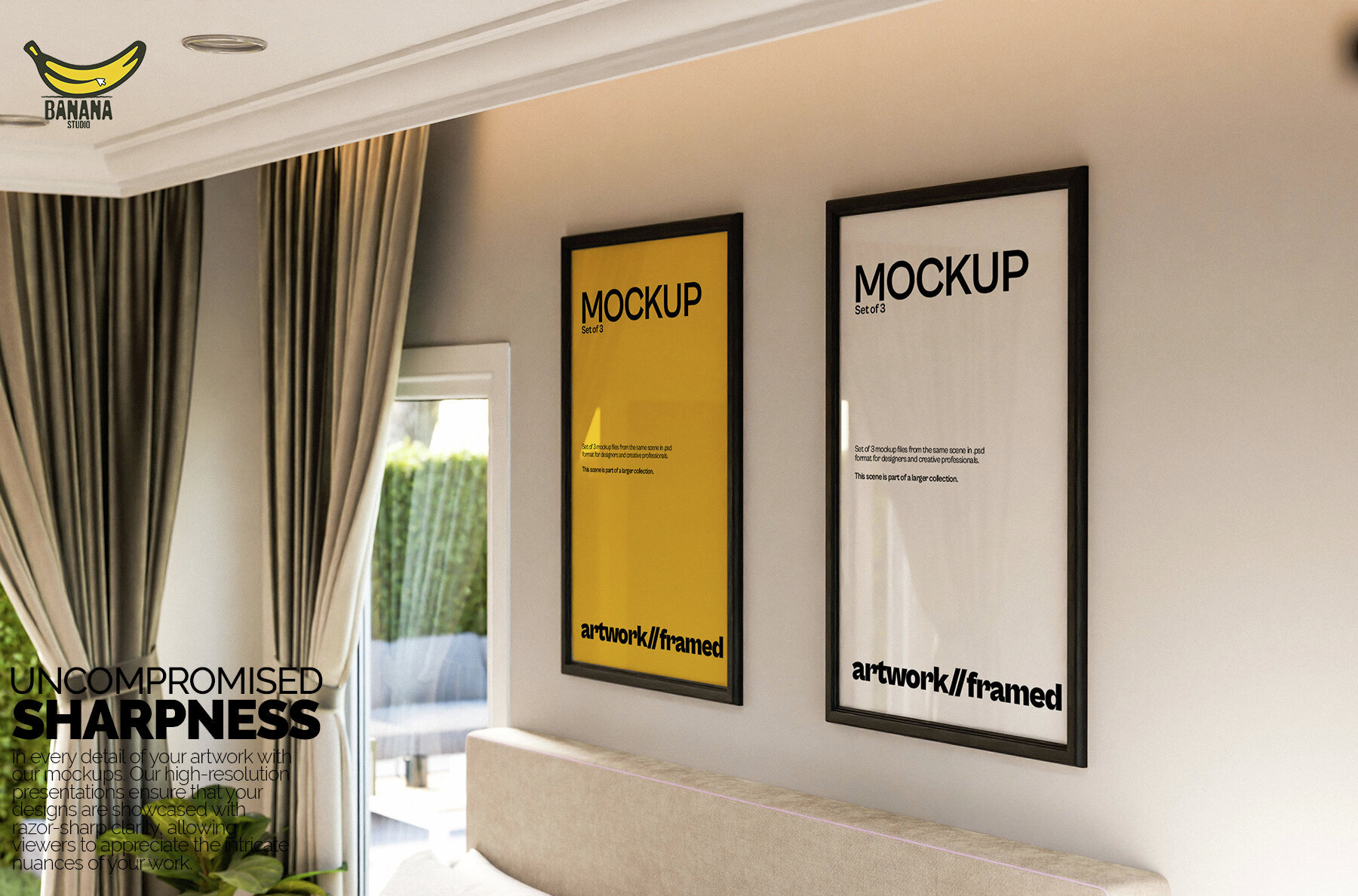 Double or Pair Framed Artwork 3