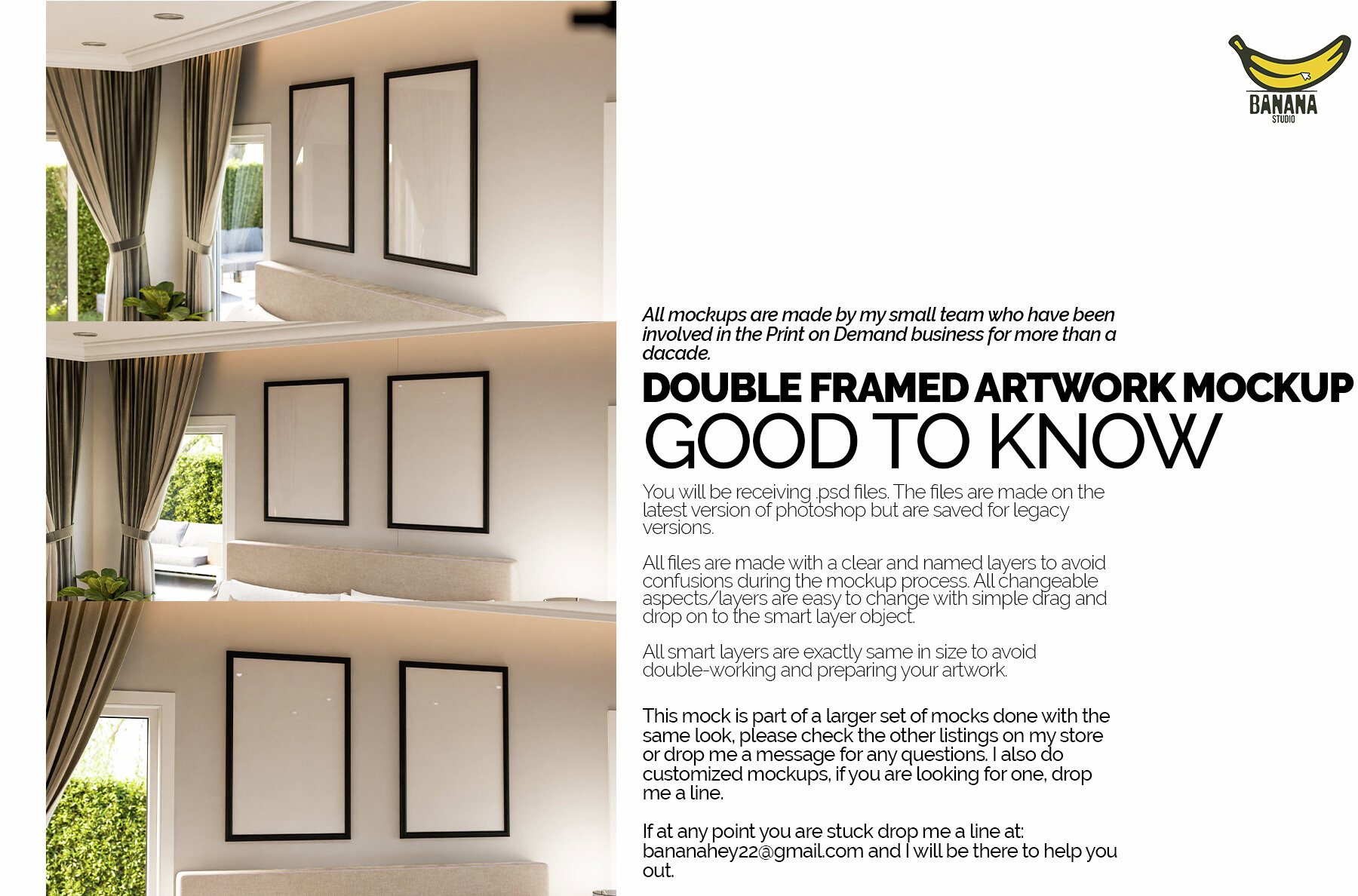 Double or Pair Framed Artwork 5