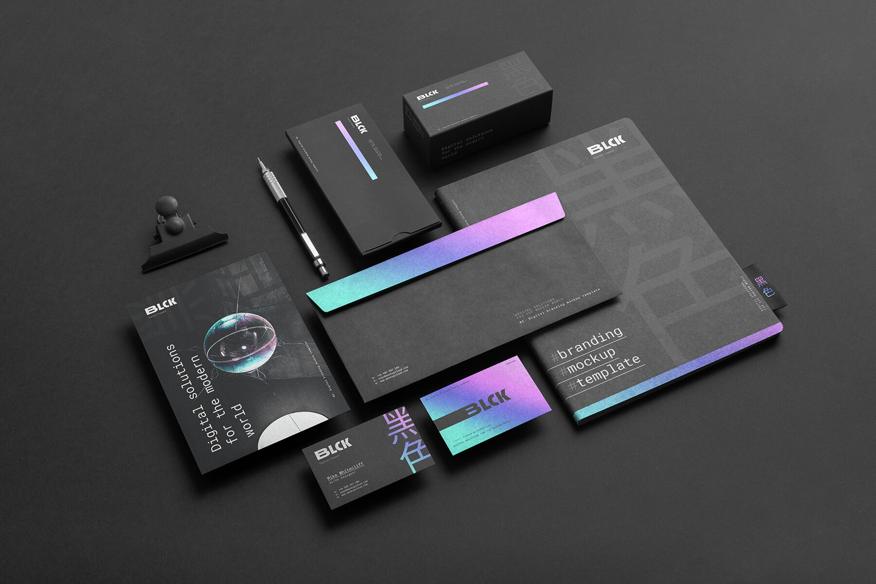 Blck Branding Mockups Kit 2