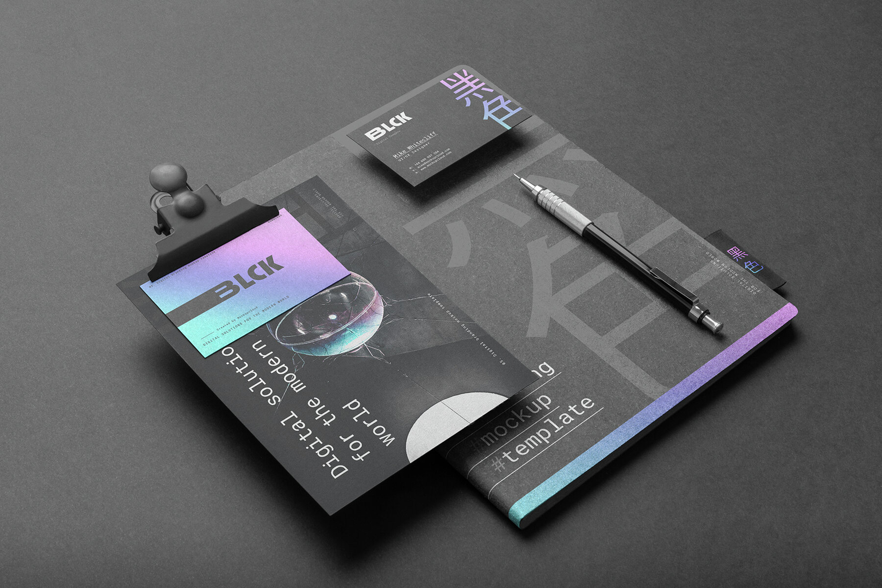 Blck Branding Mockups Kit 6