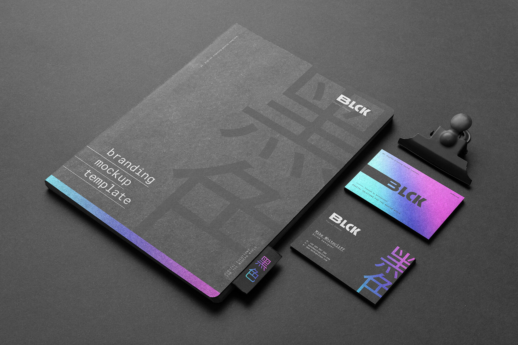 Blck Branding Mockups Kit 7