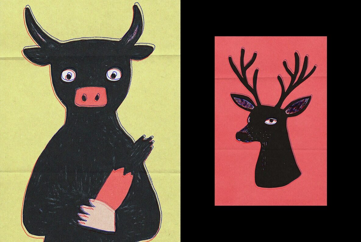 Grunge Paper Lined Effect 5