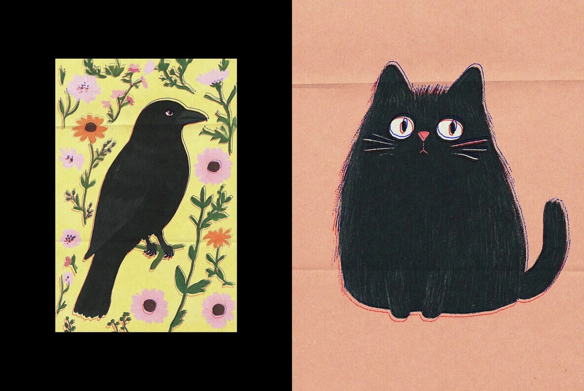 Grunge Paper Lined Effect 7