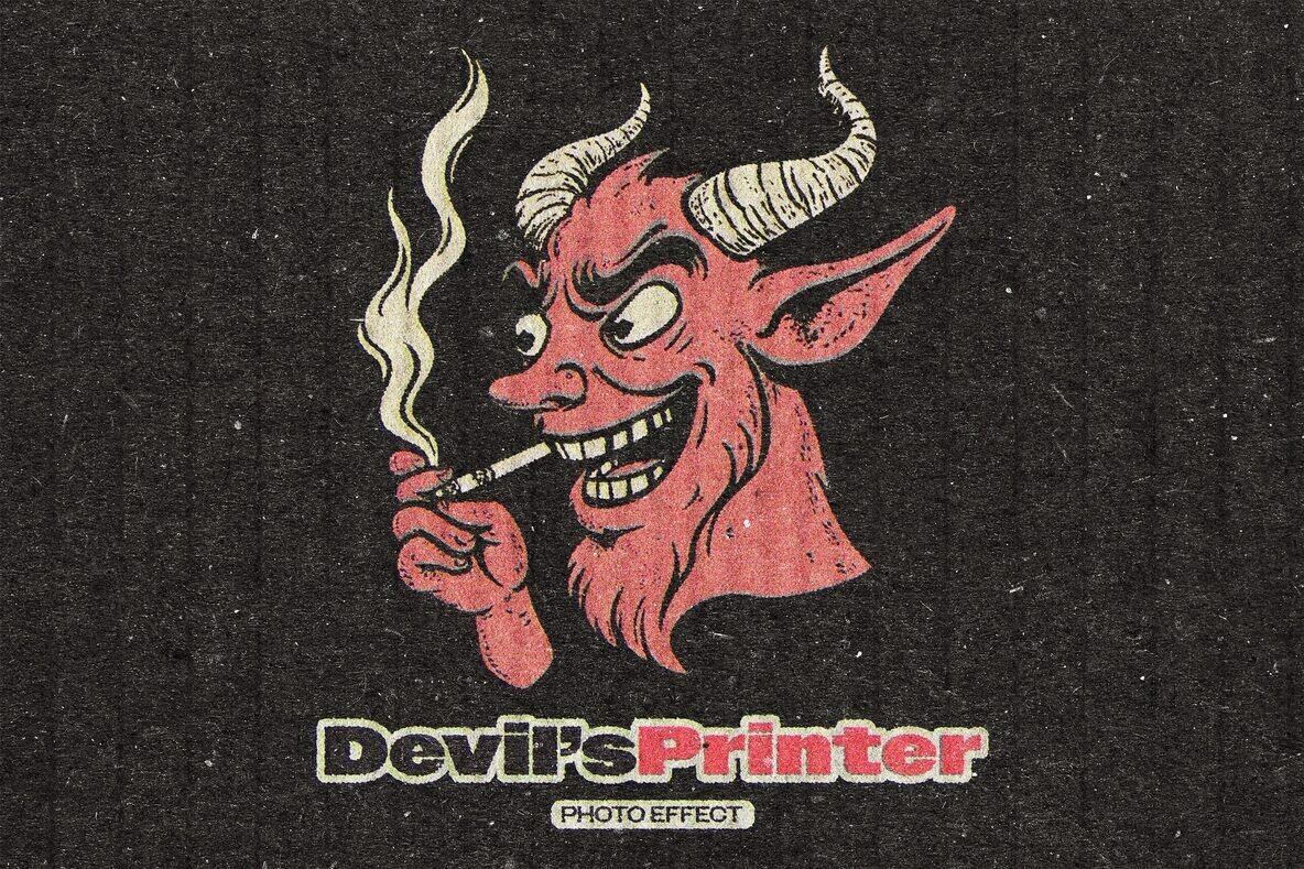 Devils Printer Design Effect 1