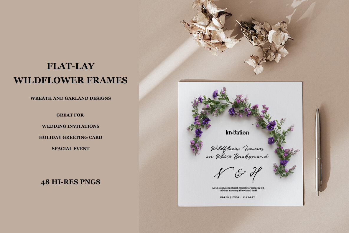 Rustic Wildflower Frames 2