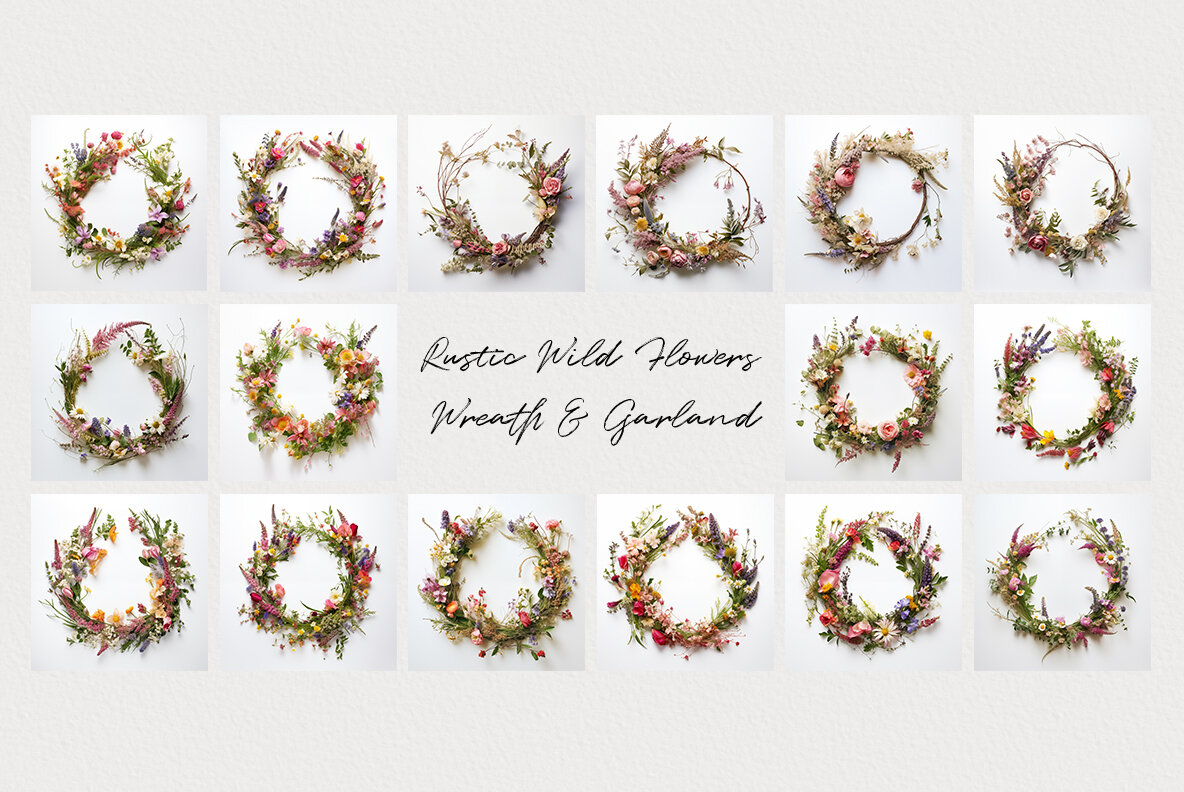 Rustic Wildflower Frames 7