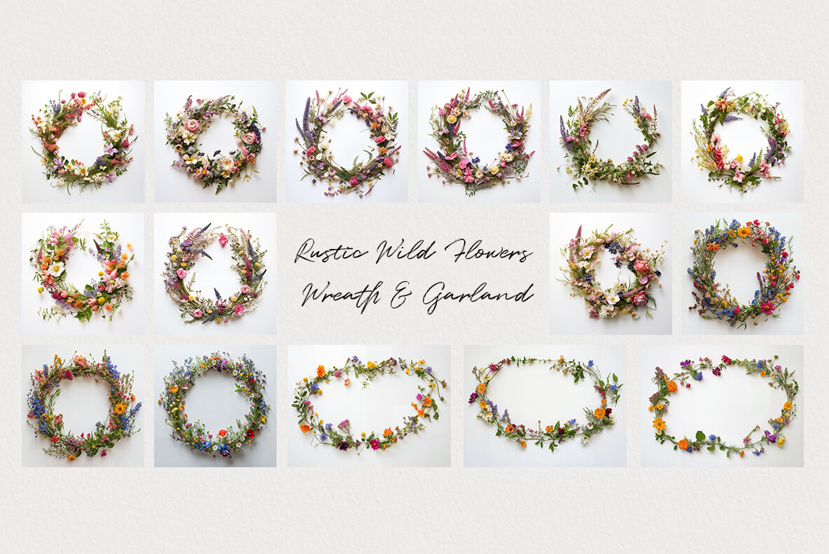 Rustic Wildflower Frames 8