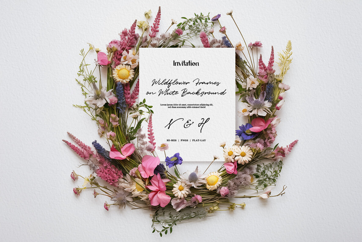 Rustic Wildflower Frames 10