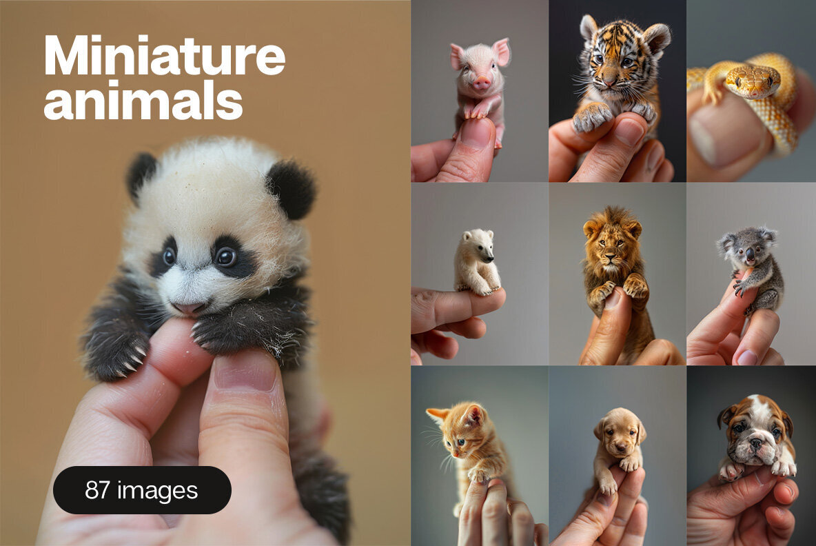 Miniature animals 1