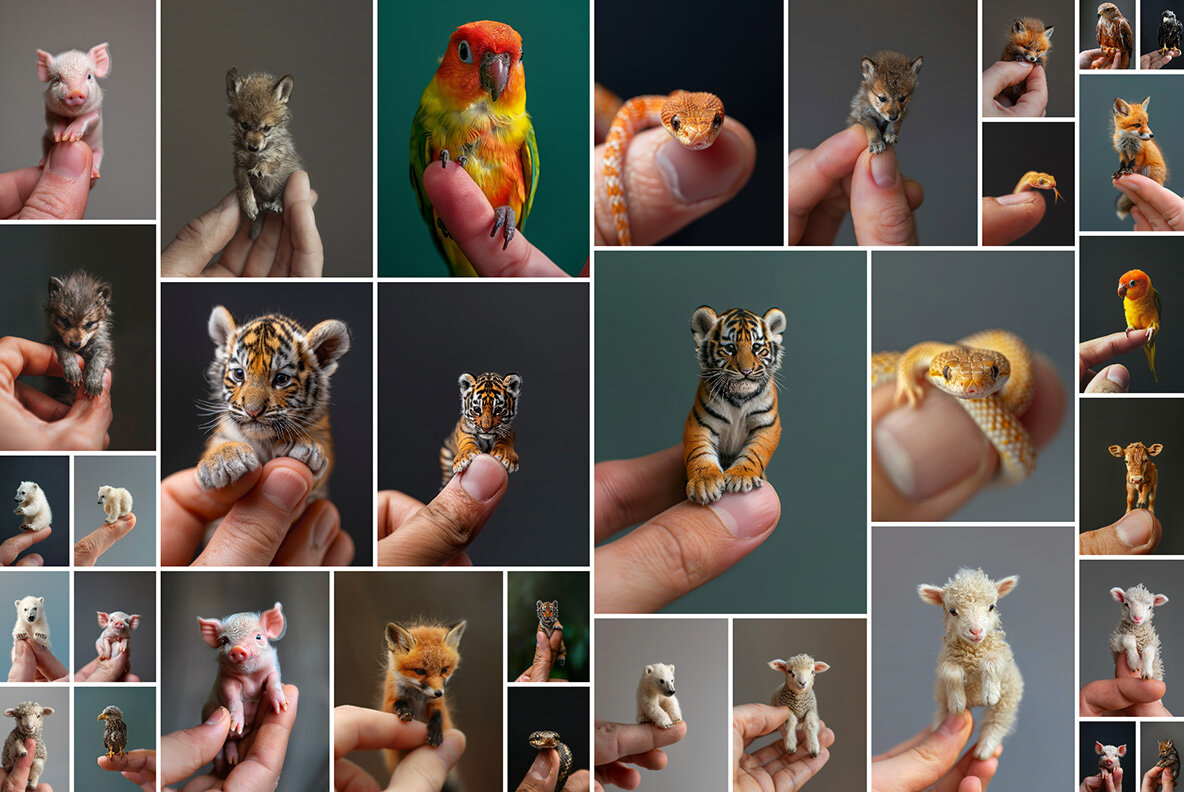 Miniature animals 4