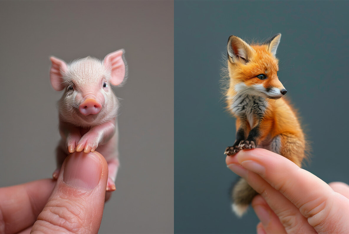 Miniature animals 10