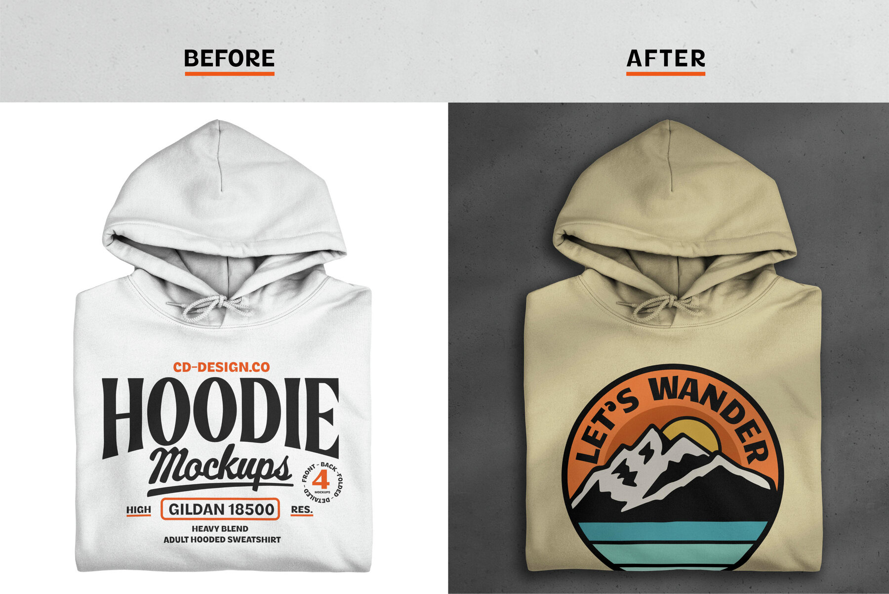 Hoodie Mockup Bundle 5