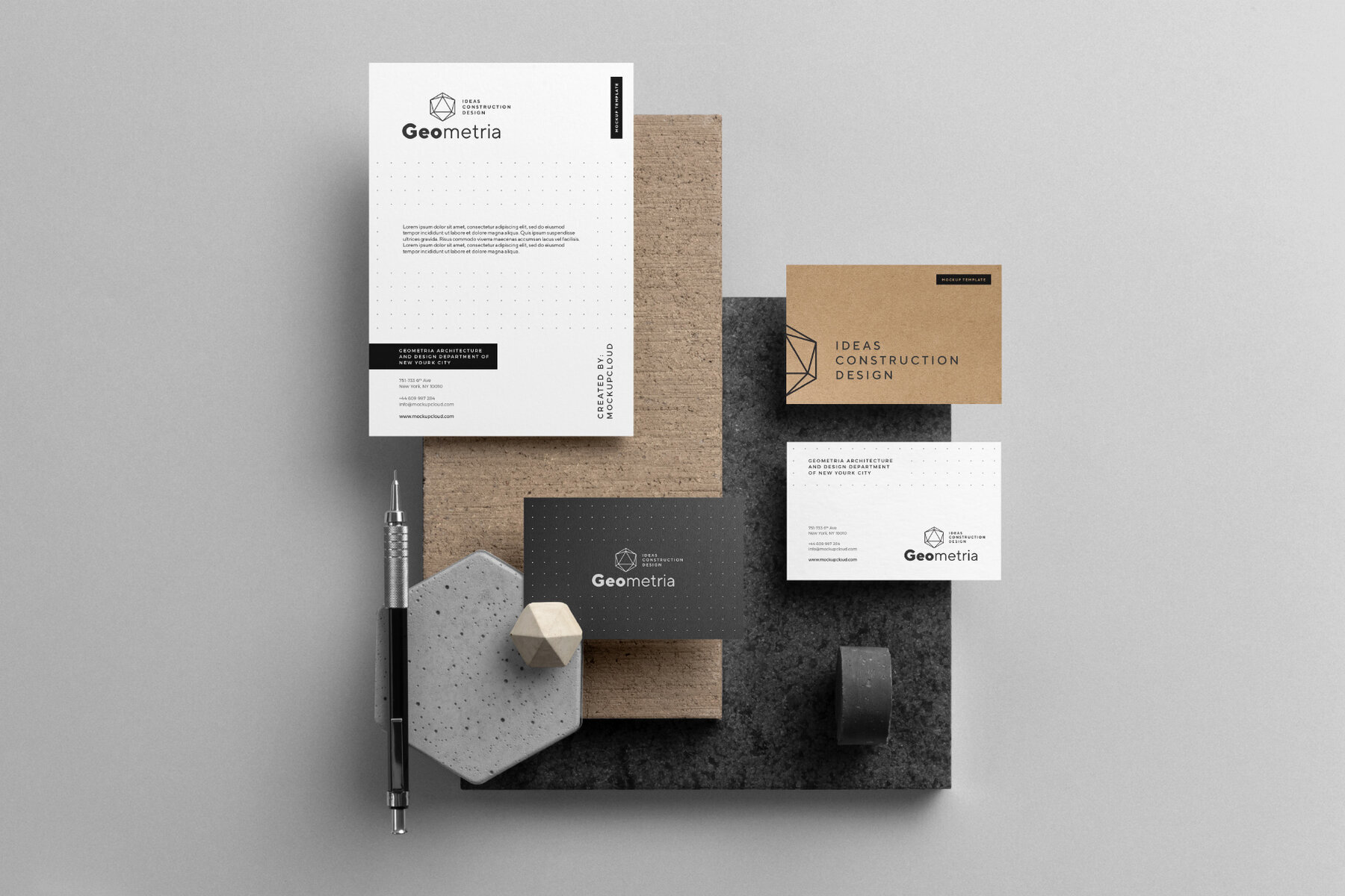 Geometria Branding Mockups Kit v 1 3