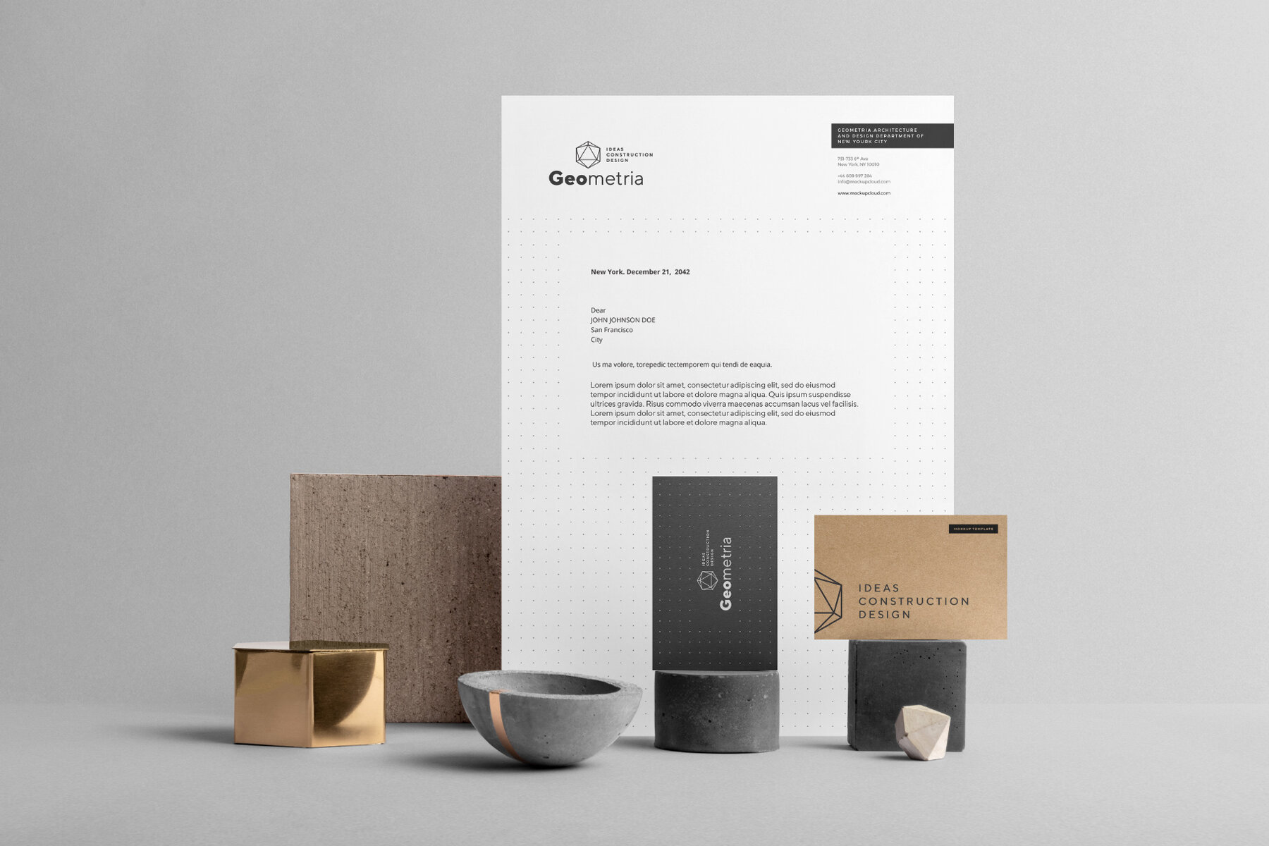 Geometria Branding Mockups Kit v 1 5