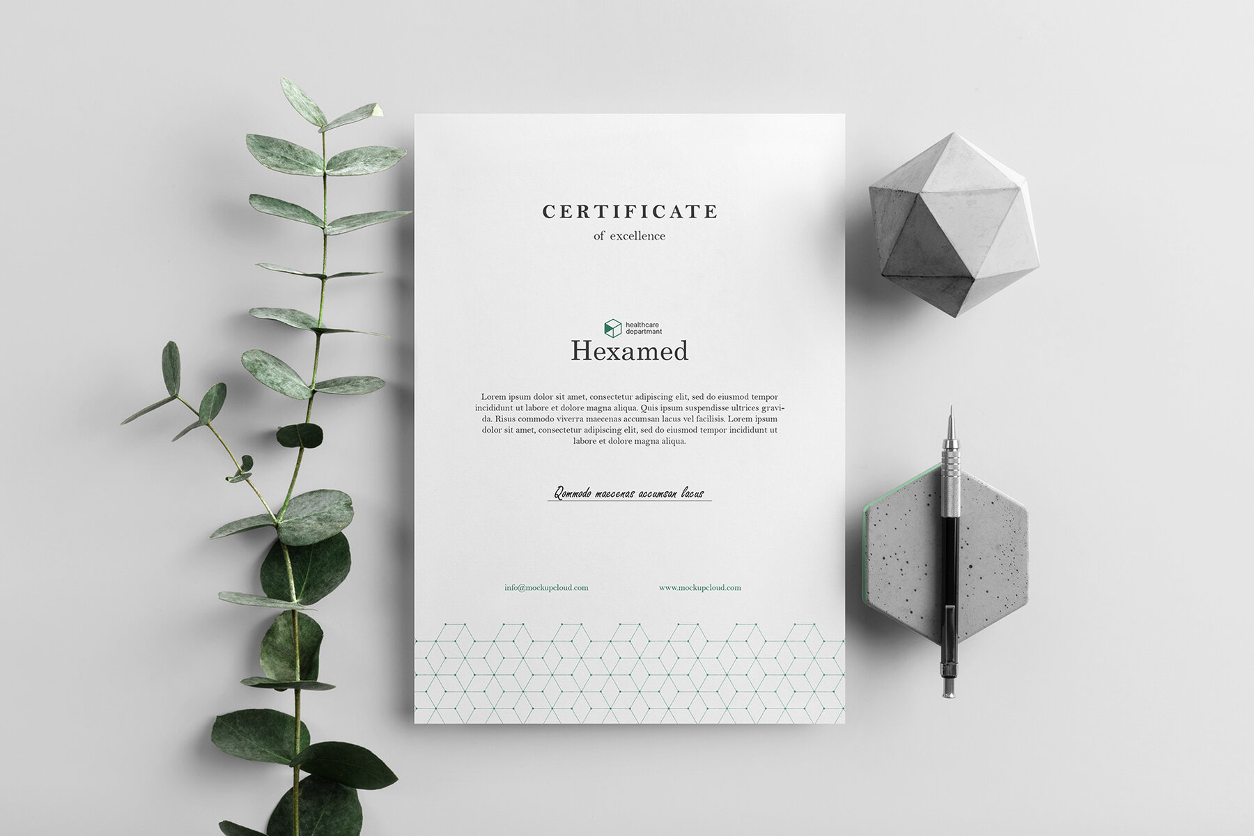 Hexamed Branding Mockups Kit 7