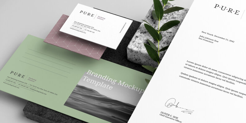 Pure Branding Mockups Kit Vol 1
