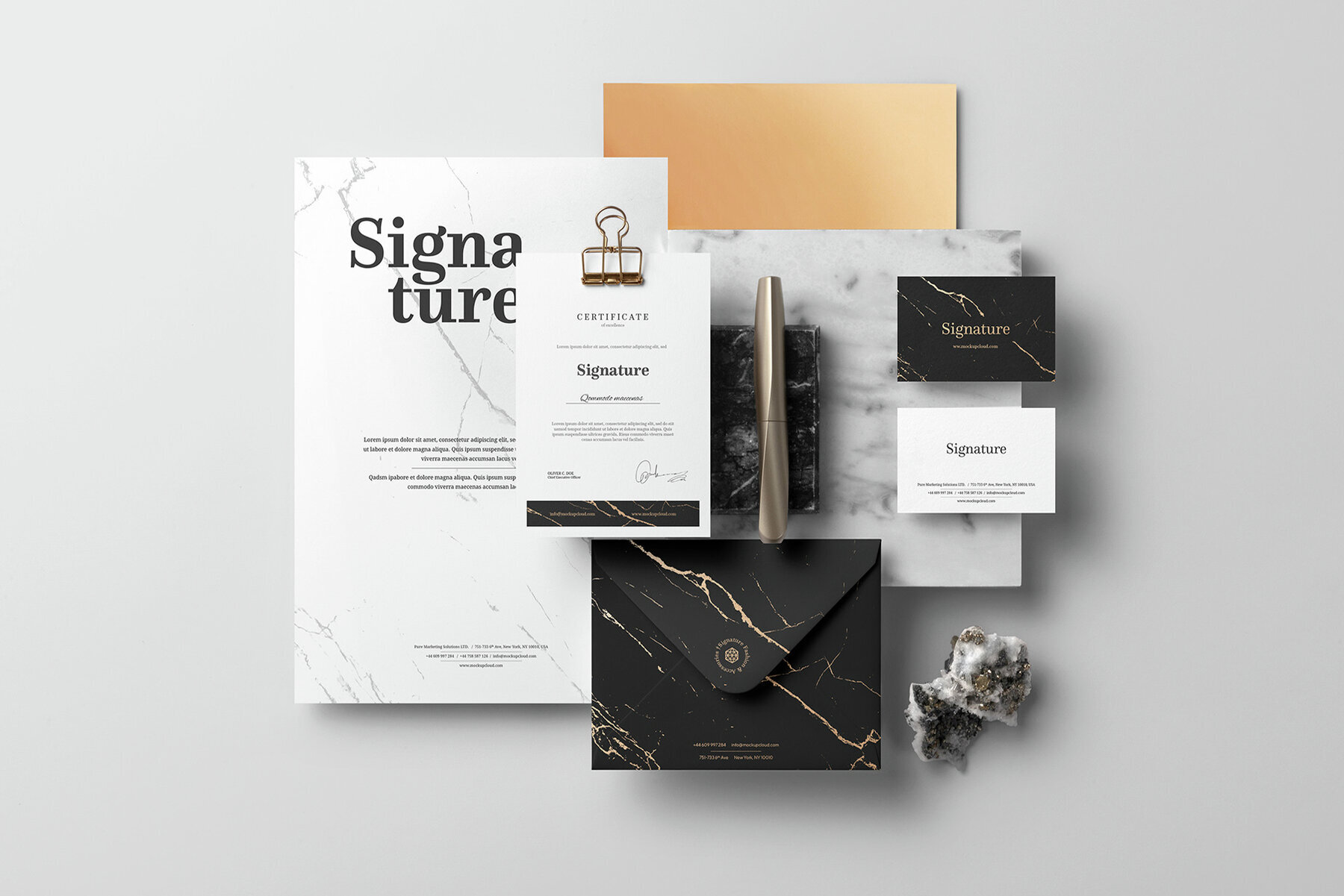 Signature Branding Mockups kit 3