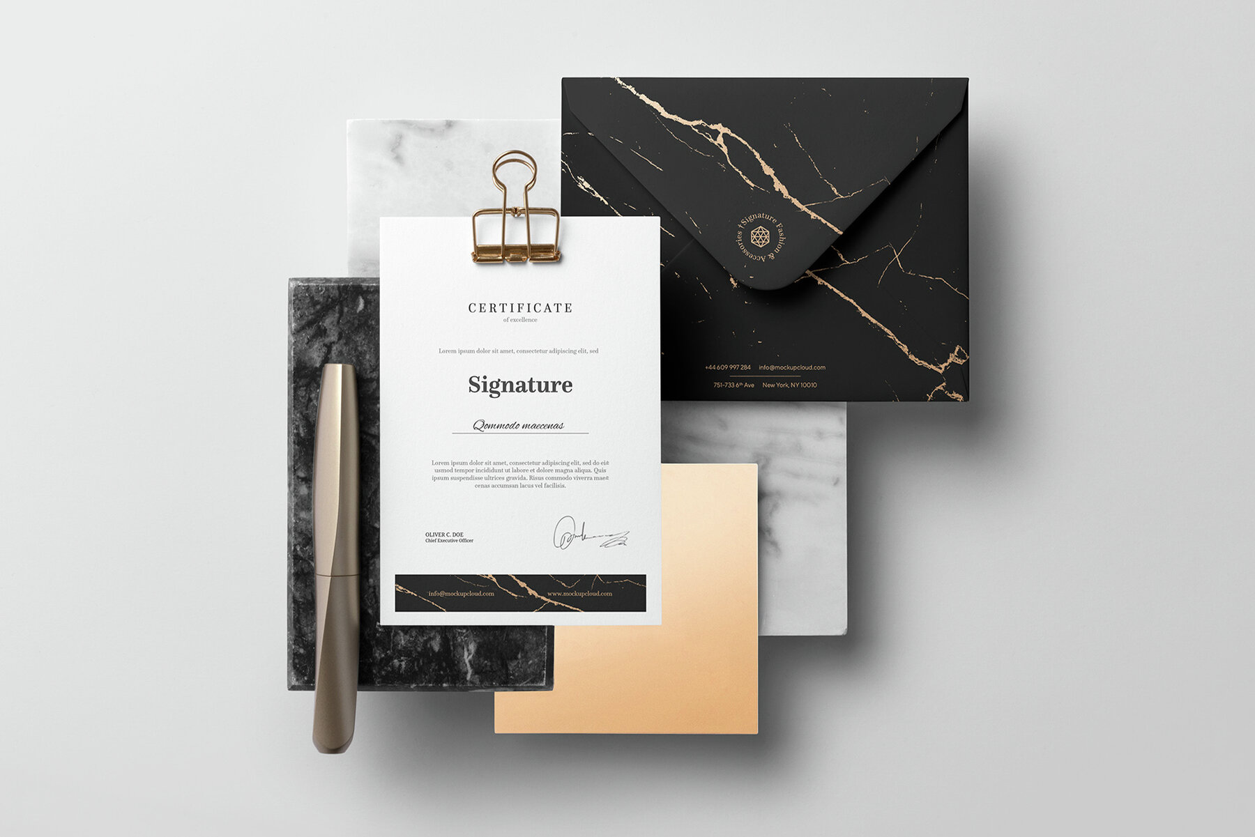 Signature Branding Mockups kit 5