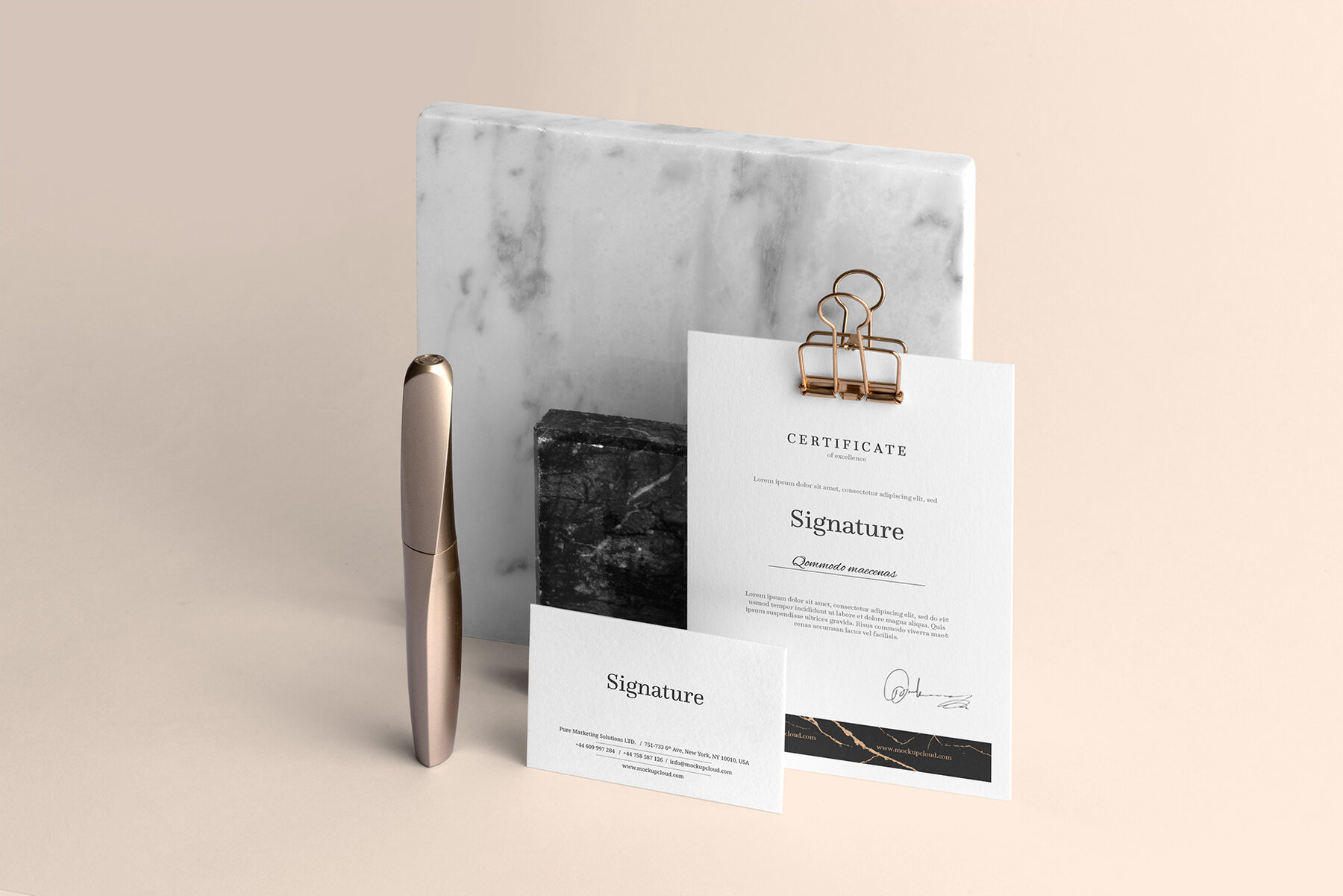Signature Branding Mockups kit 8