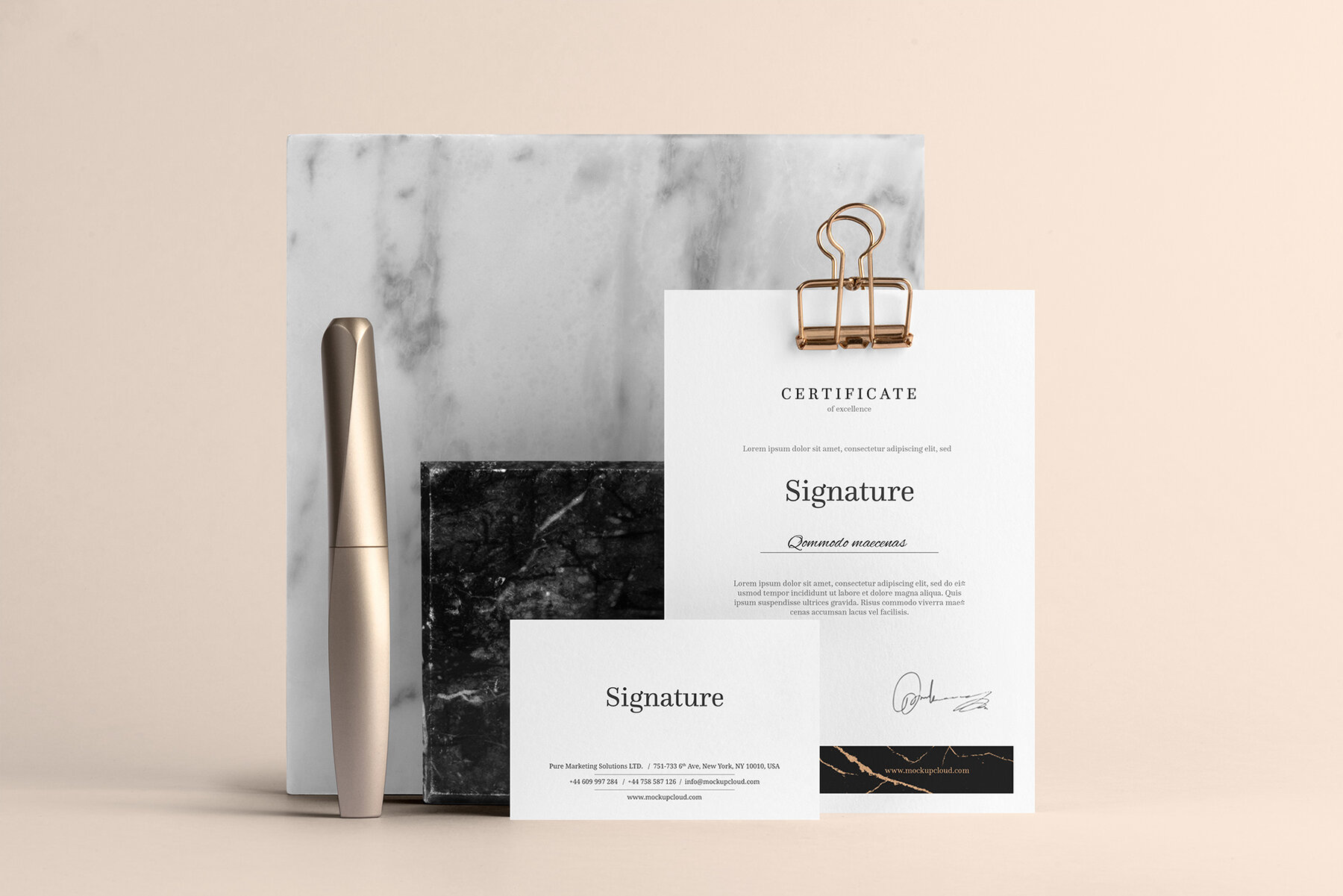Signature Branding Mockups kit 10
