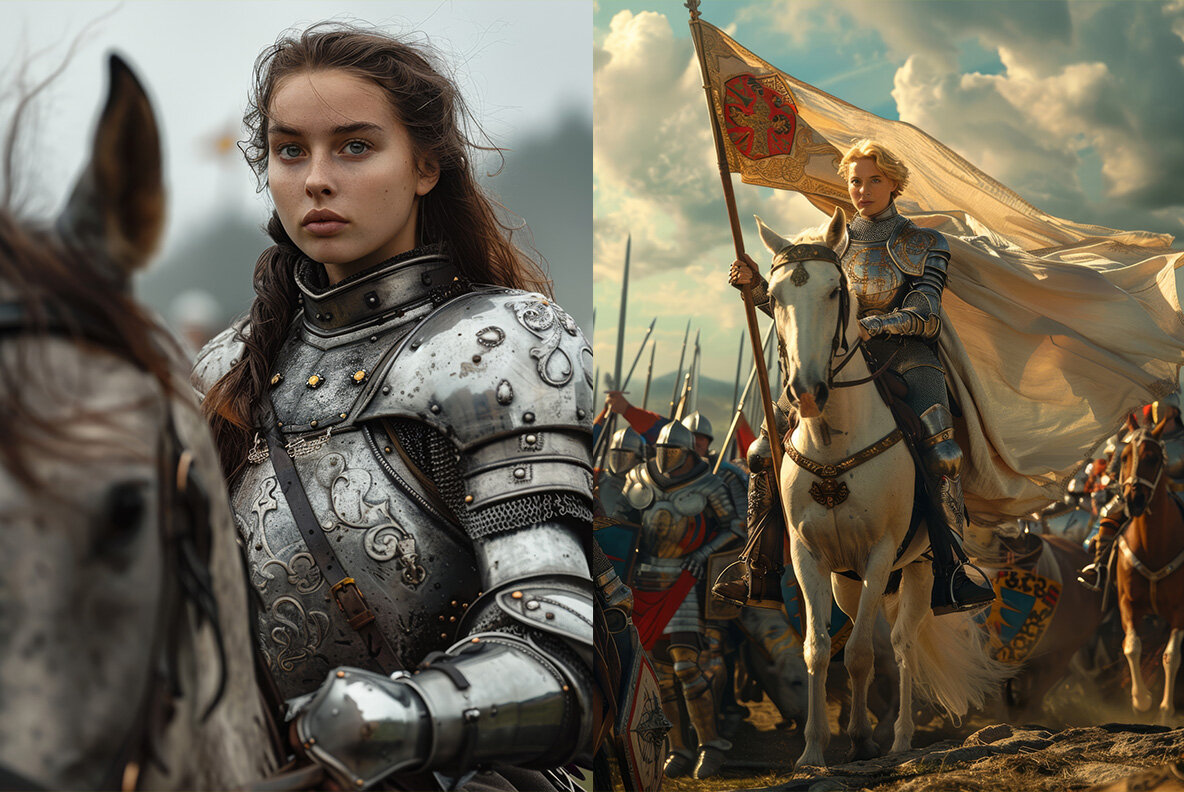 Women knights in armor 6