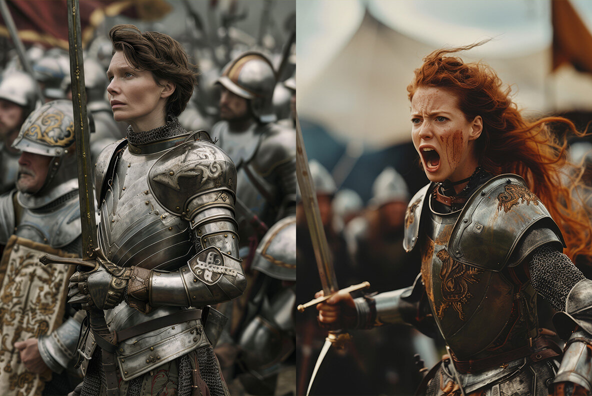 Women knights in armor 7